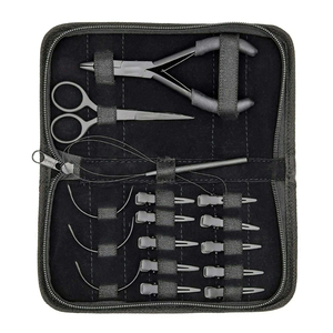 Cinta de extensión de pelo al por mayor-En alicates de prensa cinta de silicona para presionar igualdad suave antideslizante agarre kit de herramientas de acero inoxidable - Product Image 1