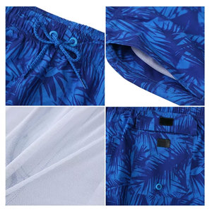 Vente en gros de shorts respirants légers en toile 100% polyester pour hommes, en maille unie, imprimés par sublimation, à séchage rapide - Product Image 6