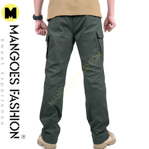 Pantalon tactique à fermeture éclair en coton et spandex élégant, tactique, multi-poches, résistant à l'usure, anti-rides, durable, pantalon - Product Image 4