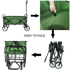 Chariot pliable en acier 600d pour Camping, jardin, Transport, chariot pliable pour enfants, chariot de plage, bollerwagen faltbar, vente en gros - Product Image 4