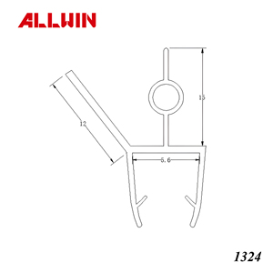 Glass Door <b>Seal</b> Water Stopper <b>Strip</b> PVC Door Sweep and Door Water <b>Seal</b> - Product Image 5