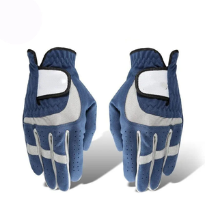 Guantes de golf de piel de oveja Unisex de tendencia superior Ajuste cómodo Correa ajustable Cuero genuino de talla grande para deportes de mano izquierda derecha - Product Image 1