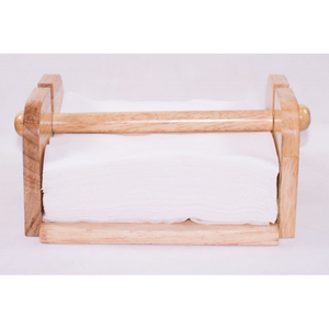 Porte-serviettes en bois massif de qualité parfaite avec tiroir, taille et forme personnalisées, design simple et élégant pour la vaisselle. - Product Image 6