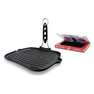 Sartén de Hierro Fundido DIVINA de 25x25cm, Negra, Compatible con Ilsa para Planchas y Sartenes de Parrilla - Product Image 2