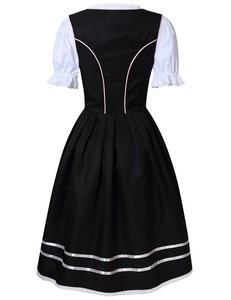 Robe dirndl allemande pour femmes, imprimé léopard tendance, costume d'Oktoberfest, prix de gros, robe dirndl - Product Image 3