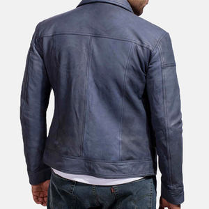 Chaqueta de cuero de piel de oveja personalizada para hombre de alta calidad New Star Evinced Style OEM ODM Chaquetas de cuero de diseñador del fabricante - Product Image 5