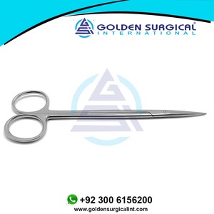 Tijeras Quirúrgicas de Acero Inoxidable Rectas y Curvas, Tijeras Hemostáticas de Acero Inoxidable para Mascotas, Pesca, Medicina y Odontología - Product Image 6