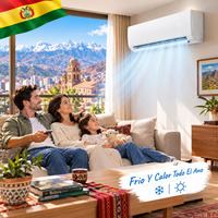 Climatiseur split mural 18000 BTU Frio Calor 220V pour maison en Bolivie