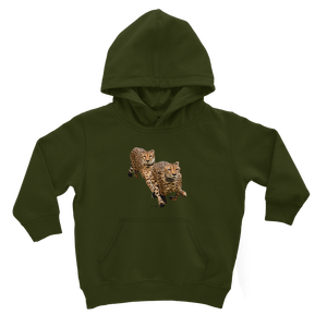 Sweat à capuche classique pour enfants avec motif animalier tricoté des frères Cheetah - Product Image 5