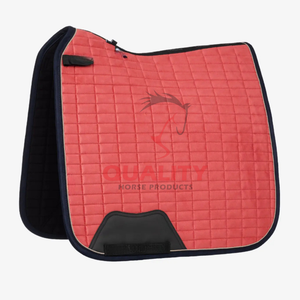 Premium English <b>saddle</b> pad wholesale supply durable stitched fabric soft inner lining moisture wicking design <b>saddle</b> pad - Product Image 4