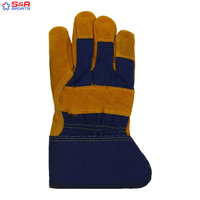 Guantes de conductor de cuero de grano de piel de cabra de vaca de alta calidad Guantes de trabajo de cuero para hombres Guantes de uso general