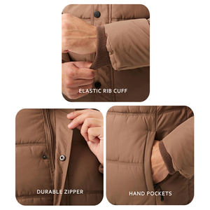 Chaqueta de Plumón Personalizada al por Mayor con Logotipo Personalizado, Chaqueta de Diseñador para Hombre, Chaqueta de Plumón Personalizada para Hombre - Product Image 3