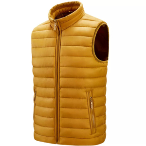 Chaqueta acolchada de burbujas con cremallera de último diseño, chalecos acolchados con estampado de letras personalizadas, chalecos sin mangas con cuello levantado, estilo callejero - Product Image 2