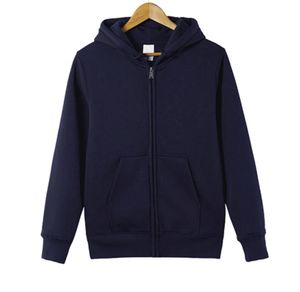 Sudaderas con Capucha Personalizadas para Hombre, 100% Algodón, Forro Polar Grueso, Cierre de Cremallera, Color Sólido, Impermeables, de Invierno, Calidad de Lujo, Estilo Urbano - Product Image 3