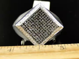 VVS Moissanite 925 Sterling Silver White Gold Plated Cut Ring Cadeau pour hommes et femmes Diamond Test Passes Fine Jewelry - Product Image 5