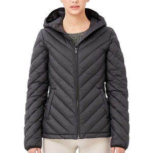 Ropa Personalizada Canadá, Chaqueta de Invierno para Mujer Talla Grande, Chaqueta Acolchada con Capucha, Chaqueta de Plumón de Ganso, Chaquetas de Invierno para Exteriores - Product Image 1