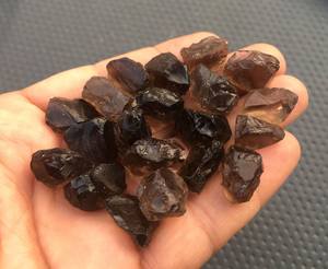 Ensemble de 10 pièces de quartz fumé naturel 16-18MM cristaux bruts bruns non traités pierres précieuses en vrac pour la méditation - Product Image 3