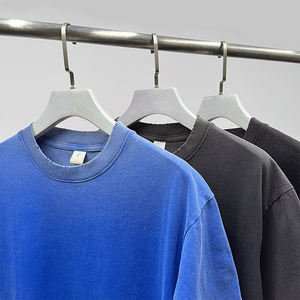 Camiseta Deportiva Extra Grande de Algodón 100% con Lavado Ácido, Personalizada, de Gran Peso, con Hombros Caídos, Corte Cuadrado, Logotipo Impreso, Diseño Sólido, Ropa Deportiva - Product Image 6