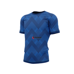 เสื้อฟุตบอลระบายอากาศได้ดีสำหรับผู้ใหญ่เสื้อกีฬาแบบแห้งเร็วผ้าซับลิเมชันสำหรับผู้ชาย - Product Image 2