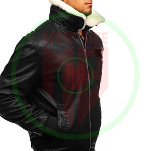 Chaqueta de Cuero Casual Resistente para Hombre, Chaqueta de Cuero Puro con Logotipo Personalizado, Chaqueta de Cuero Ligera y Transpirable - Product Image 2