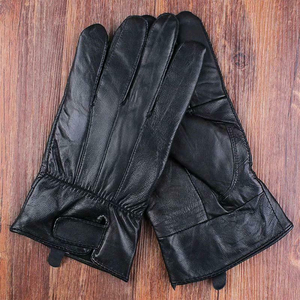 Gants de sécurité personnalisés en cuir de mouton véritable Gants tactiques d'extérieur respirants pour moto et moto Sport - Product Image 4