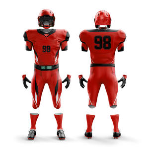 Uniforme de football américain pour hommes, uniforme de football américain pour jeunes, uniforme de football américain bon marché - Product Image 2