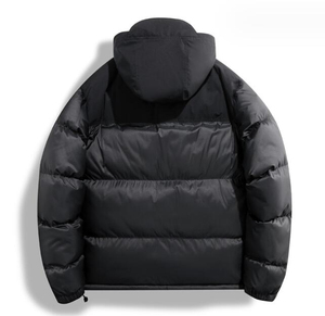 Gran oferta, chaqueta de invierno con capucha de dibujos animados de camuflaje con logotipo personalizado, ropa de abrigo de moda para hombre, chaquetas acolchadas reversibles cálidas - Product Image 5