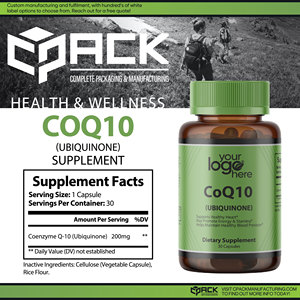 Precio Directo de Fábrica, Fabricación por Contrato, Hecho en EE. UU., Marca Privada OEM, One Solution LLC, Suplemento Dietético CoQ10, 30 Cápsulas - Product Image 3