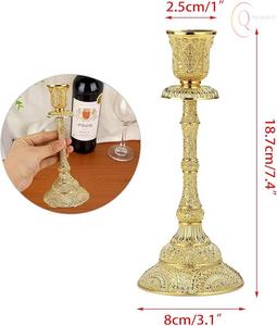 Elegante Portavelas de Metal para Decoración de Hogar de Lujo, Portátil e Impermeable para Uso en Ramadán, Bodas, Fiestas y Eventos - Product Image 3