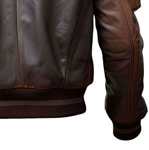 Leather Sheepskin Sherpa Jackets Best Selling Most Popular New Fashion Casual Wear Pro Quality Leather Sheepskin Jacket For Man - Product Image 6