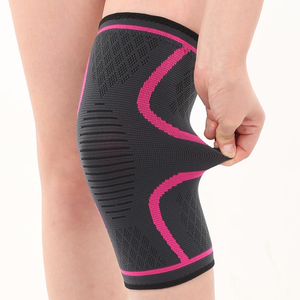 Manchons de genou de compression personnalisés, chauds, longs, respirants, en Spandex et Nylon, anti-UV, séchage rapide, pour activités de plein air et soutien - Product Image 3