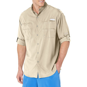 Camisa de Manga Larga con Botones, Impermeable, Antibacteriana, UPF 50, de Spandex/Nylon, Unisex, Tallas Grandes, Transpirable, para Senderismo - Product Image 5