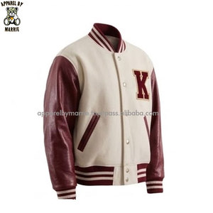 Veste varsity brodée pour homme, haute qualité, dernier design, respirante, coupe ample. - Product Image 3