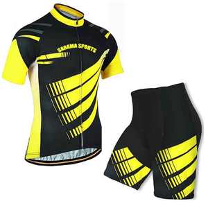 Conjunto de ropa deportiva de ciclismo personalizable de alta calidad para hombres, uniformes transpirables completamente sublimados, opciones de talla grande disponibles - Product Image 1