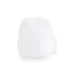 Personalized Circular Patch Beanie Promotional Circular Patch <b>Hats</b> & Caps - Product Image 3