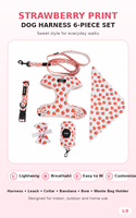 Ensemble Harnais et Laisse Personnalisés pour Chien – Gilet Anti-Traction Réglable avec Laisse Assortie pour Chiens de Petite et Moyenne Taille – Vente en Gros