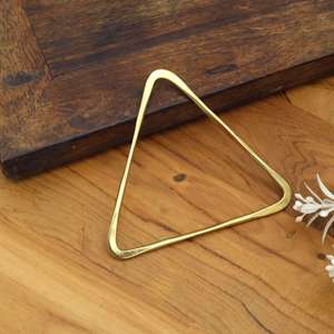Minimalist <b>Gold</b> Geometric <b>Bangles</b> <b>Set</b> for Women Square Circle Triangle Wave Bracelet Combo Gift - Product Image 2
