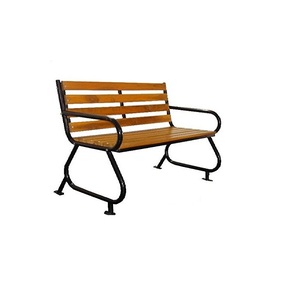 Garden patio wooden <b>bench</b> brown & black for home hotel garden outside park seating patio <b>bench</b> outdoor and <b>indoor</b> furniture 2023 - Product Image 1