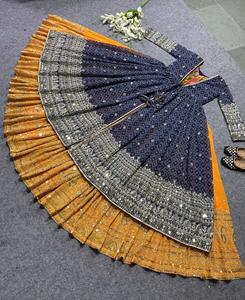 New Arrivals Party Wear Indian Western Fashioned Fancy Kurti With Lehenga With Digital Print Wedding Wear Traditional Lehenga - Product Image 6