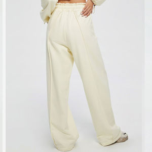 Pantalones de chándal Premium para mujer, pantalones de chándal de gran tamaño, venta al por mayor, pantalones holgados acampanados transpirables para mujer, pantalones de chándal con cordón para mujer - Product Image 2