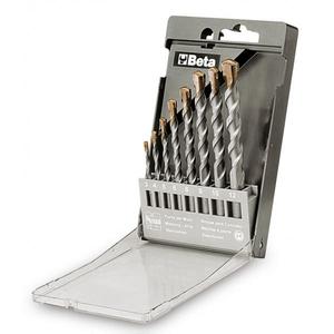 BETA Ensemble de forets de maçonnerie cylindriques hélicoïdaux dans un étui pour les travaux de béton et de maçonnerie - Product Image 1