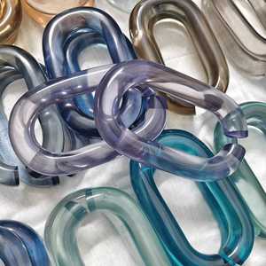 Large Size Resin Chain Links <b>Wall</b> Hanging Decoration DIY Room Divider <b>Curtain</b> <b>Accessories</b> with Owl Pattern All colour Available - Product Image 3