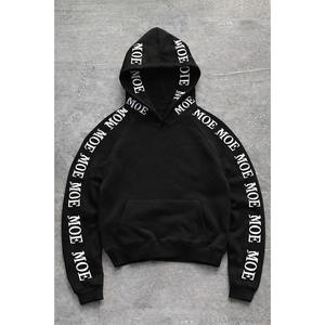 Sudaderas con Hombros Caídos para Hombre, Algodón Grueso, Felpa Francesa, Proveedor de Ropa Urbana OEM con Impresión de Logotipo para Pedidos al por Mayor - Product Image 3