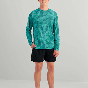 Chemise de pêche écologique avec logo personnalisé, panneaux en maille ventilés, tissu léger à séchage rapide, vente en gros, production OEM - Product Image 6