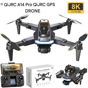 Nuevo Dron GPS A14 Grande sin Escobillas, Video FHD de 1080p, Tiempo de Vuelo de 21-30 Minutos, Diseño de Quadcopter Plegable con Evasión Inteligente de Obstáculos - Product Image 2