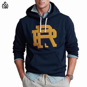 Meilleures ventes Sweat à capuche brodé en chenille pour hommes, conception personnalisée, polaire 6XL saine à bas prix - Product Image 5