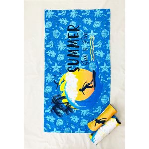 Serviette de plage promotionnelle AS0472 pour activités de plein air, légère et pratique - Product Image 1