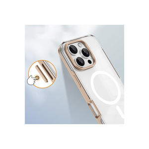 Étui compatible MagSafe pour iPhone 16 Pro Max, série ATA Polar, noir, dos amovible, protection de téléphone portable en silicone souple - Product Image 5