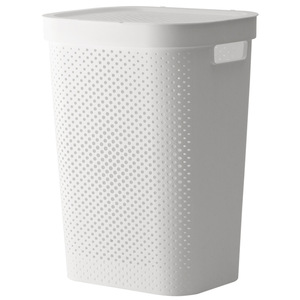 Nhựa mây mạnh mẽ giặt giỏ với bìa đồ chơi bẩn quần áo lưu trữ giỏ công suất lớn hộ gia đình giặt cản trở - Product Image 6