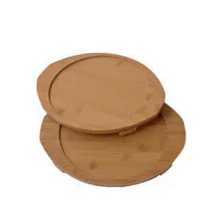 定制竹木碟垫耐热竹托盘锅架牛排板嘶嘶煎锅木质底座木板托盘